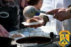 Частування ветеранів солдатською кашею
