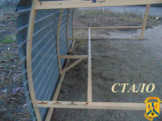 Встановлено автобусну зупинку по вулиці Степовій Встановлено автобусну зупинку по вулиці Степовій