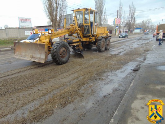 Тимчасовий захід з засипки вибоїн