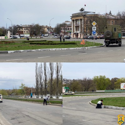 У Первомайську тривають роботи з благоустрою У Первомайську тривають роботи з благоустрою