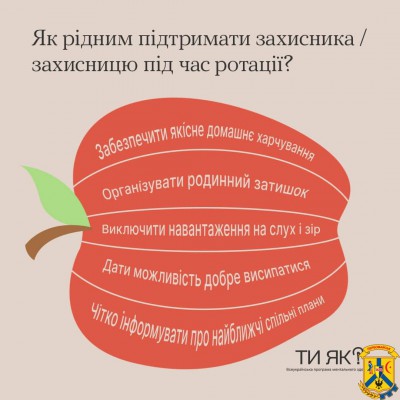 Ротація – як підтримати рідну людину, коли вона повернулася додому