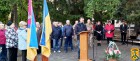 відбулось покладання квітів до «Вічного вогню», Пам’ятного знаку «Героїв Небесної Сотні» та до Дошки пошани «Героям Слава» напередодні 79-ї річниці Дня визволення України від фашистських загарбників 