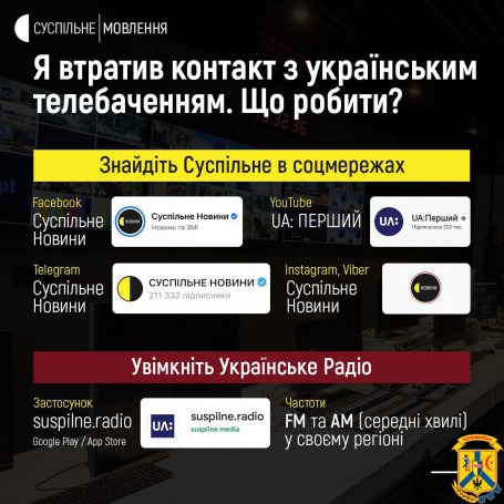 Втратили контакт з українським телебаченням? Вмикайте частоти Українського Радіо Втратили контакт з українським телебаченням? Вмикайте частоти Українського Радіо