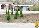 Проводяться завершальні роботи з облаштування бордюрів по вулиці А. Чернецького.