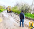 Продовжуємо облаштування бордюрів по вулиці А. Чернецького. Здійснюється грейдерування та підписка дорожнього покриття по вулиці П. Орлика біля пожежної частини.