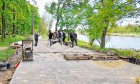 Продовжується ремонт дорожнього покриття, встановлення бордюрів, приведення до порядку пішохідних зон по вулиці  А. Чернецького.