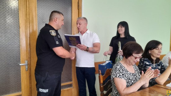 Привітали дільничних офіцерів поліції. Привітали дільничних офіцерів поліції.