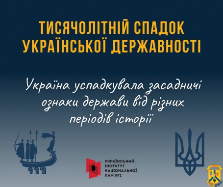 Тисячолітній спадок Української державності