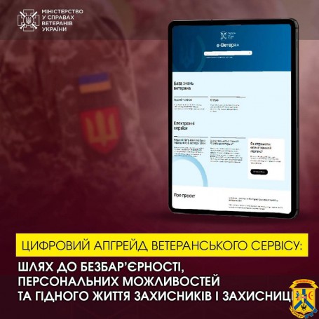 Цифровий апгрейд ветеранського сервісу: шлях до безбар’єрності, персональних можливостей та гідного життя захисників і захисниць