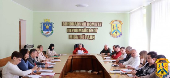 Засідання апаратної наради за головування міського голови Олега Демченка Засідання апаратної наради за головування міського голови Олега Демченка