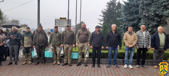 6 жовтня біля будівлі Первомайської міської ради відбулися урочисті заходи з нагоди Дня територіальної оборони України