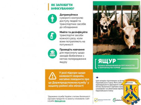 Посилення контролю для запобігання занесенню вірусу ящуру в Україну Посилення контролю для запобігання занесенню вірусу ящуру в Україну