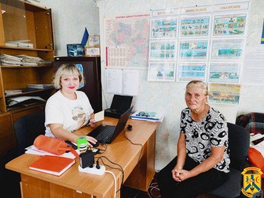 У Первомайській міській територіальній громаді вже стало доброю традицією, що Мобільний центр надання адміністративних послуг (ЦНАП) регулярно виїжджає до населених пунктів громади